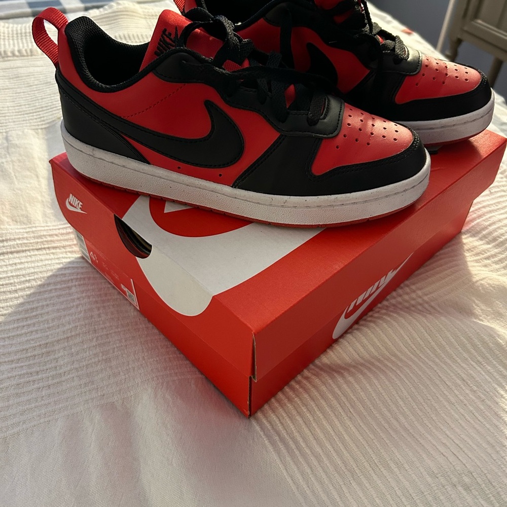 Nike Red and Black Sneakers